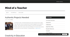 Desktop Screenshot of mindofateacher.com