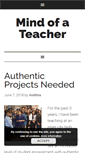 Mobile Screenshot of mindofateacher.com